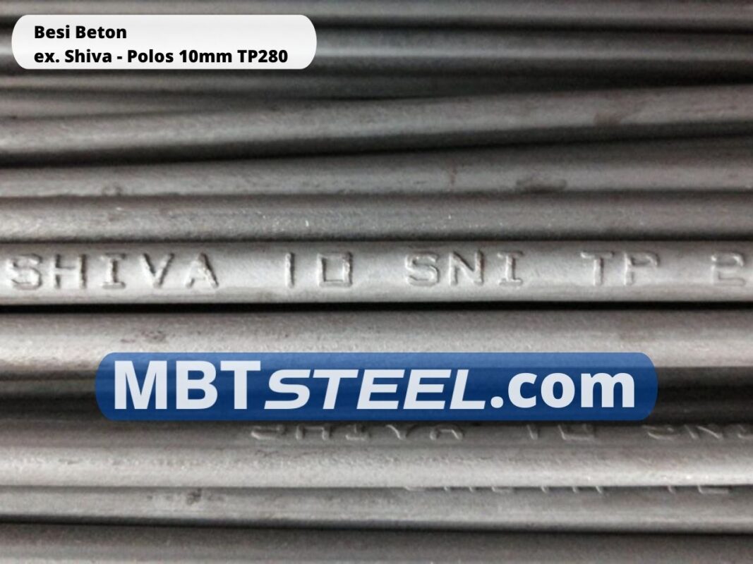 Besi beton Polos 10 TP280 Shiva